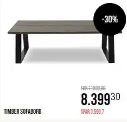 Ilva TIMBER SOFABORD tilbud