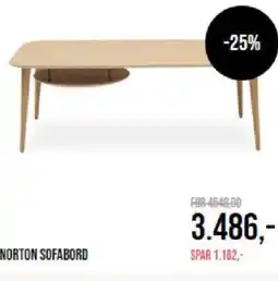 Ilva NORTON SOFABORD tilbud