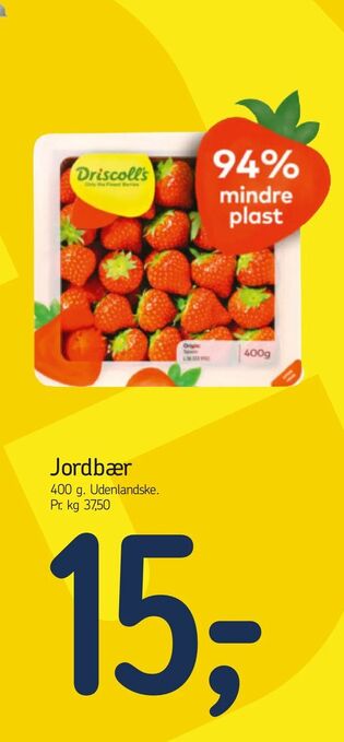 Føtex Jordbær tilbud