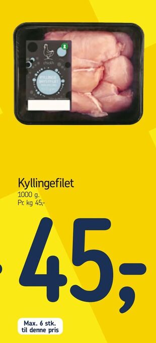 Føtex Kyllingefilet tilbud