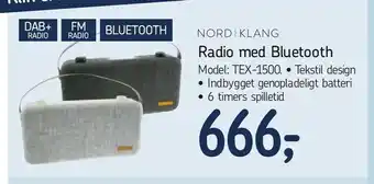 Føtex Radio med Bluetooth tilbud