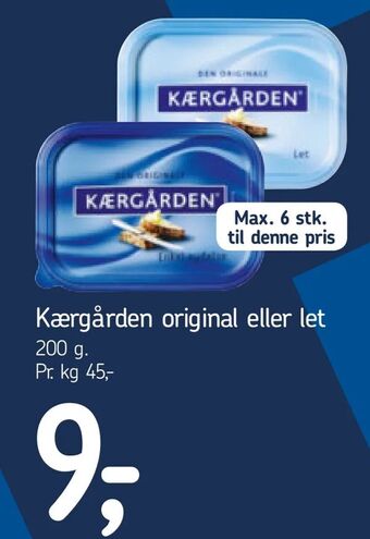 Føtex Kærgården original eller let tilbud