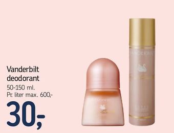 Føtex Vanderbilt deodorant tilbud