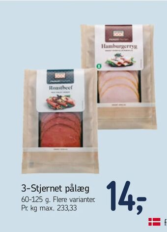 Føtex 3-Stjernet pålæg tilbud
