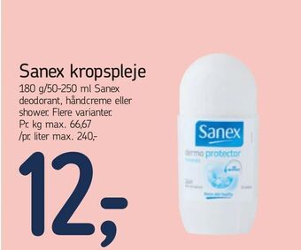Føtex Sanex kropspleje tilbud