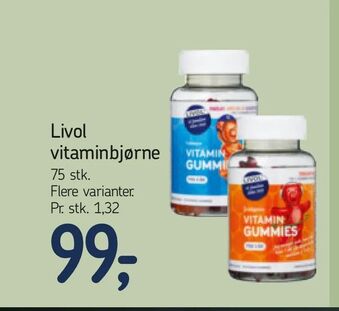 Føtex Livol vitaminbjørne tilbud
