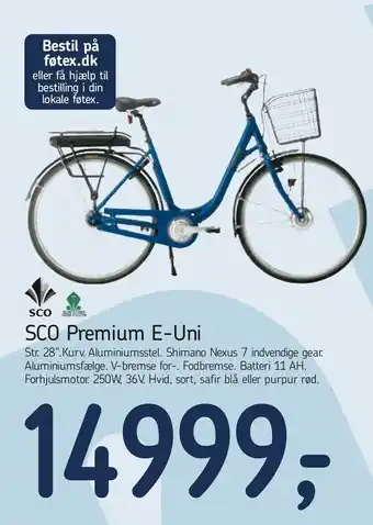 Føtex SCO Premium E-Uni tilbud