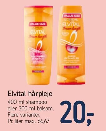 Føtex Elvital hårpleje tilbud