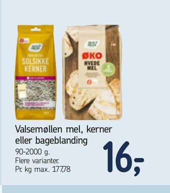 Føtex Valsemøllen mel, kerner eller bageblanding tilbud