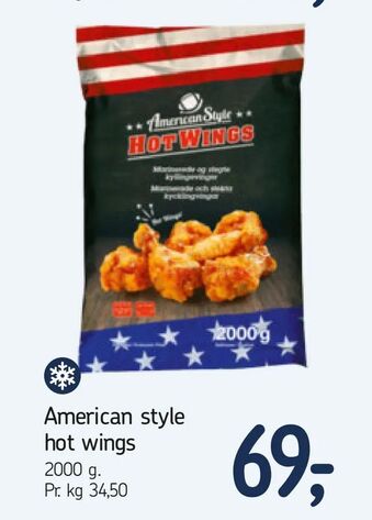 Føtex American style hot wings tilbud