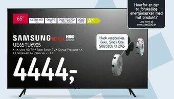 Føtex Samsung Ue65tu6905 tilbud