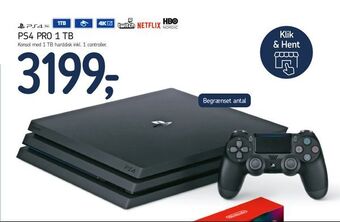Føtex Ps4 pro 1 tb tilbud