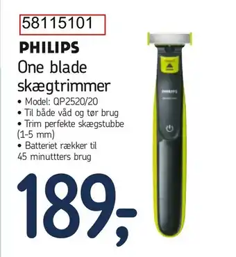 Føtex One blade skægtrimmer tilbud