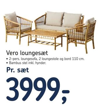 Føtex Vero loungesæt tilbud