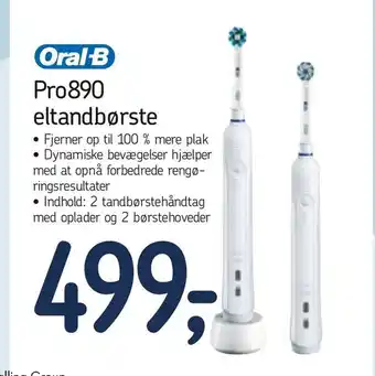 Føtex Pro890 eltandbørste tilbud
