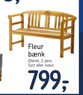 Føtex Fleur bænk tilbud