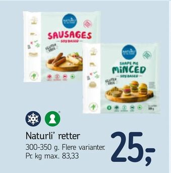 Føtex Naturli' retter tilbud