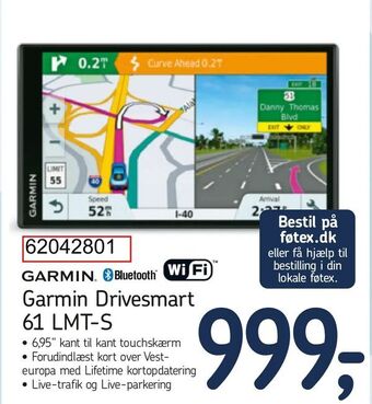 Føtex Garmin Drivesmart 61 LMT-S tilbud