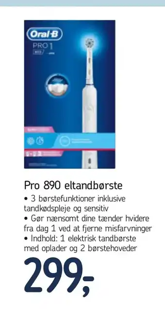 Føtex Pro 890 eltandbørste tilbud