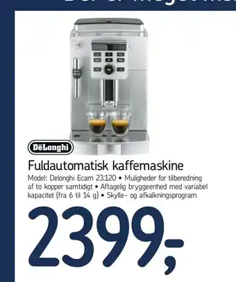 Føtex Fuldautomatisk kaffemaskine tilbud