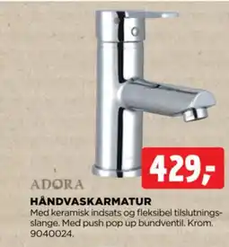 jem & fix HÅNDVASKARMATUR tilbud