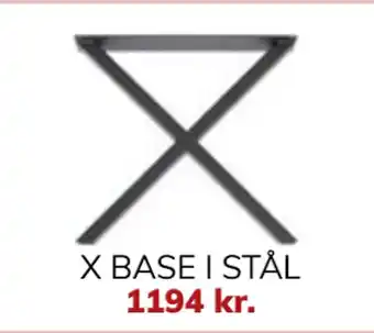 Daells Bolighus X BASE I STÅL tilbud
