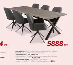 Daells Bolighus PLANKEBORD tilbud