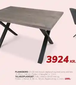Daells Bolighus PLANKEBORD tilbud