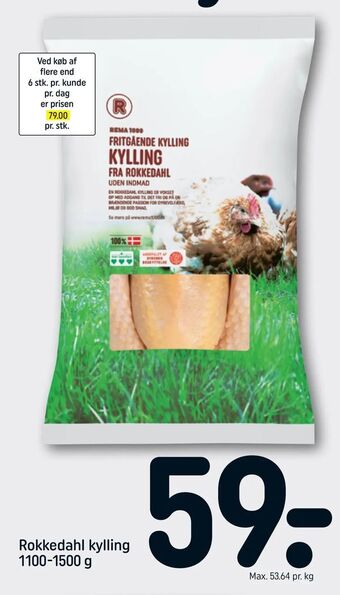 REMA 1000 Rokkedahl kylling tilbud