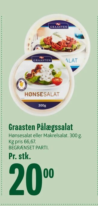 Min Købmand Graasten Pålægssalat tilbud