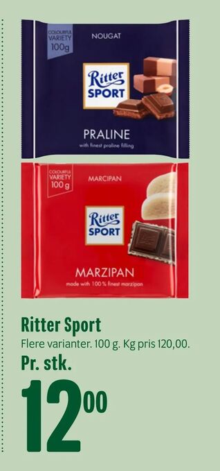 Min Købmand Ritter Sport tilbud