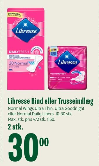 Min Købmand Libresse Bind eller Trusseindlæg tilbud