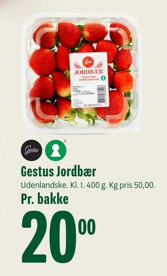 Min Købmand Gestus Jordbær tilbud
