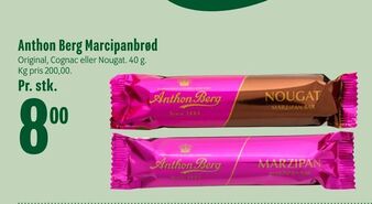Min Købmand Anthon Berg Marcipanbrød tilbud