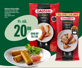 Min Købmand Daloon Forårsruller tilbud