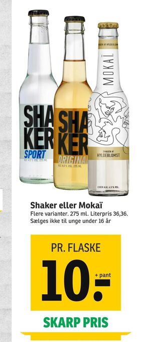 Shaker eller Mokaï