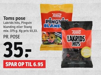 SPAR Toms pose tilbud