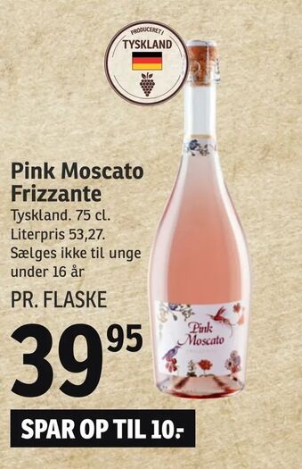 SPAR Pink Moscato Frizzante tilbud