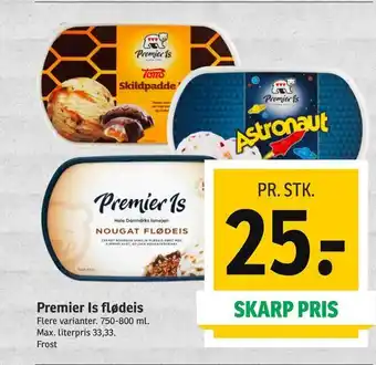 SPAR Premier Is flødeis tilbud