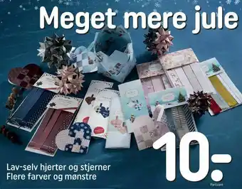 REMA 1000 Lav-selv hjerter og stjerner Flere farver og mønstre tilbud