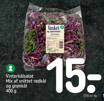 REMA 1000 Vinterkålsalat Mix af snittet rødkål og grønkål tilbud