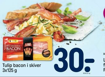 REMA 1000 Tulip bacon i skiver tilbud