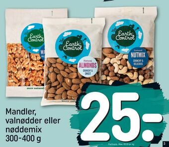 REMA 1000 Mandler, valnødder eller nøddemix tilbud