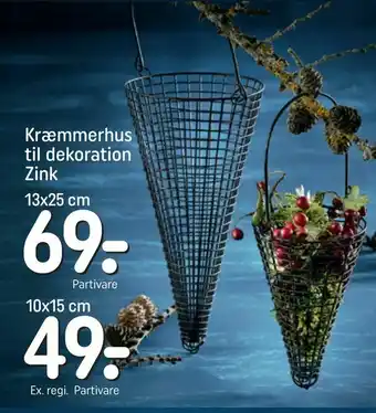 REMA 1000 Kræmmerhus til dekoration Zink tilbud