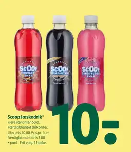 Coop 365 Scoop læskedrik tilbud
