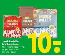 Coop 365 Specialmel eller brødblandinger tilbud