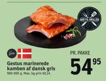 SPAR Gestus marinerede kamben af dansk gris tilbud
