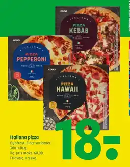 Coop 365 Italiana pizza tilbud