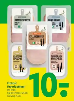 Frokost favorit pålæg