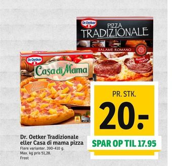 Dr. Oetker Tradizionale eller Casa di mama pizza